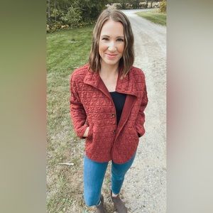 Women’s Quilted Terracotta Jacket